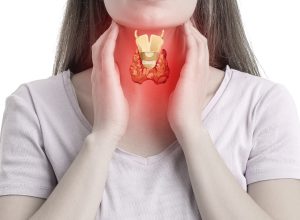 GIRL WITH THYROID PROBLEMS